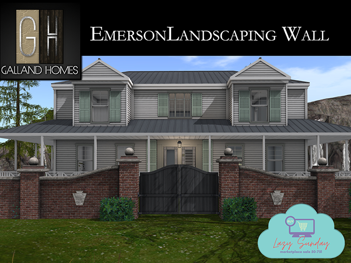 Galland Homes – Emerson Landscaping Wall