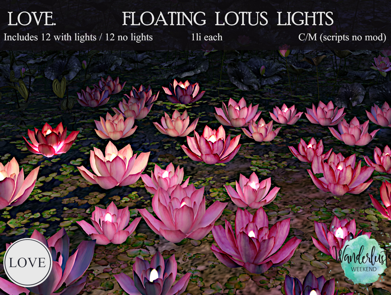 LOVE – Floating Lotus Lights