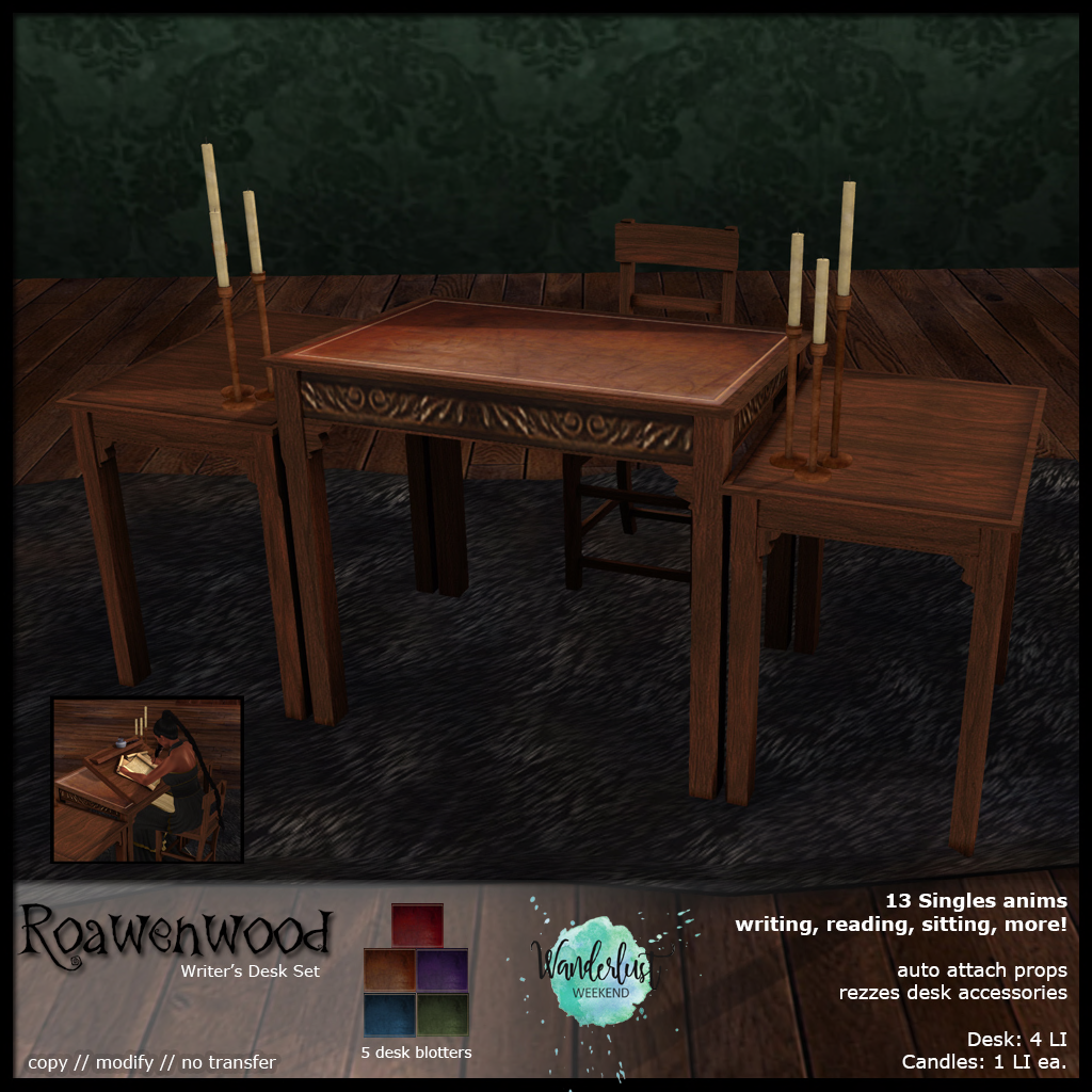 Roawenwood – Writer’s Desk Set