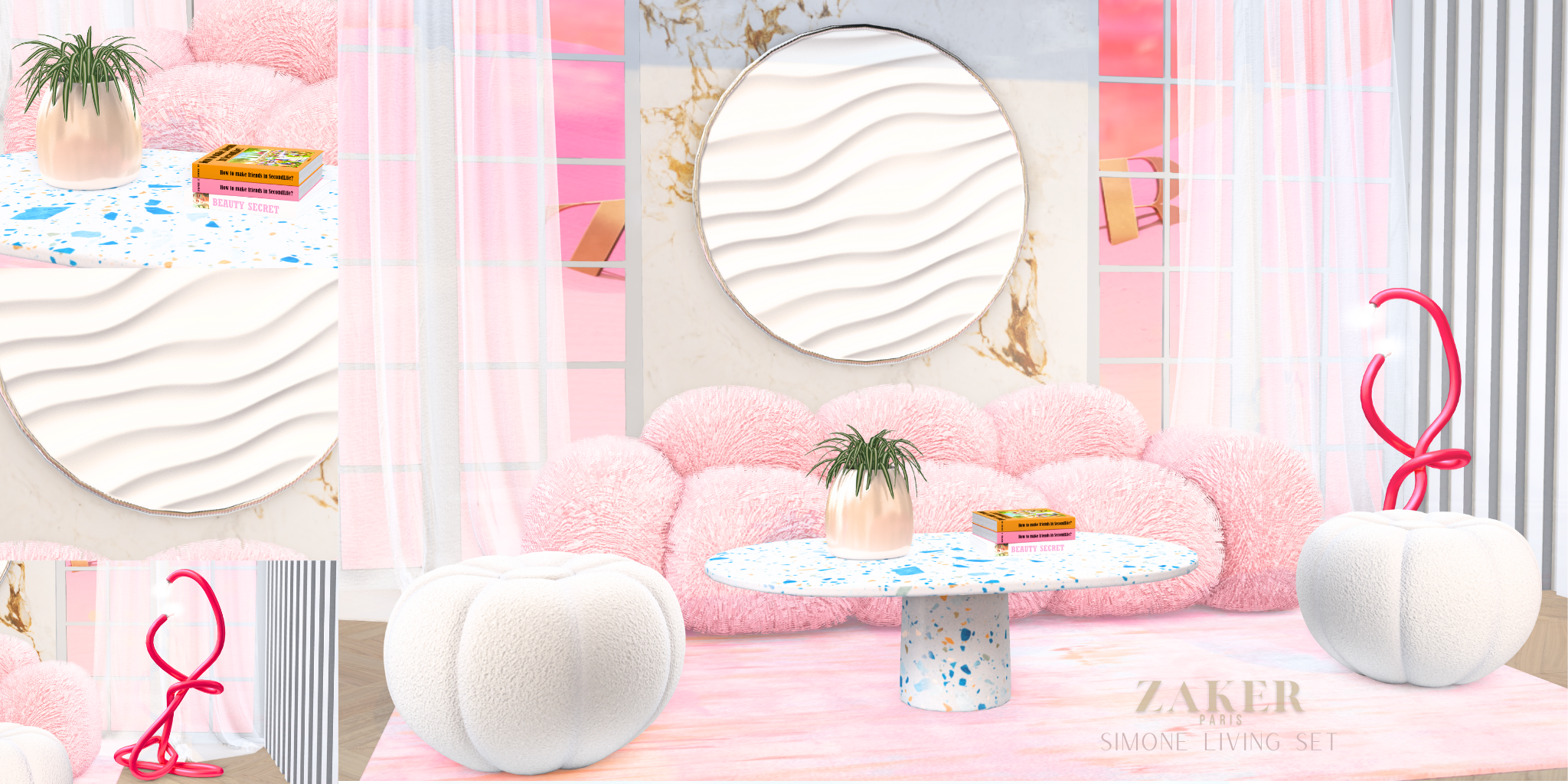 Zaker – Simone Living Set