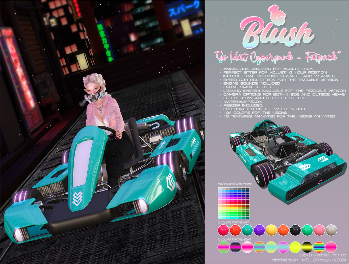 Blush – Go Kart Cyberpunk Fatpack