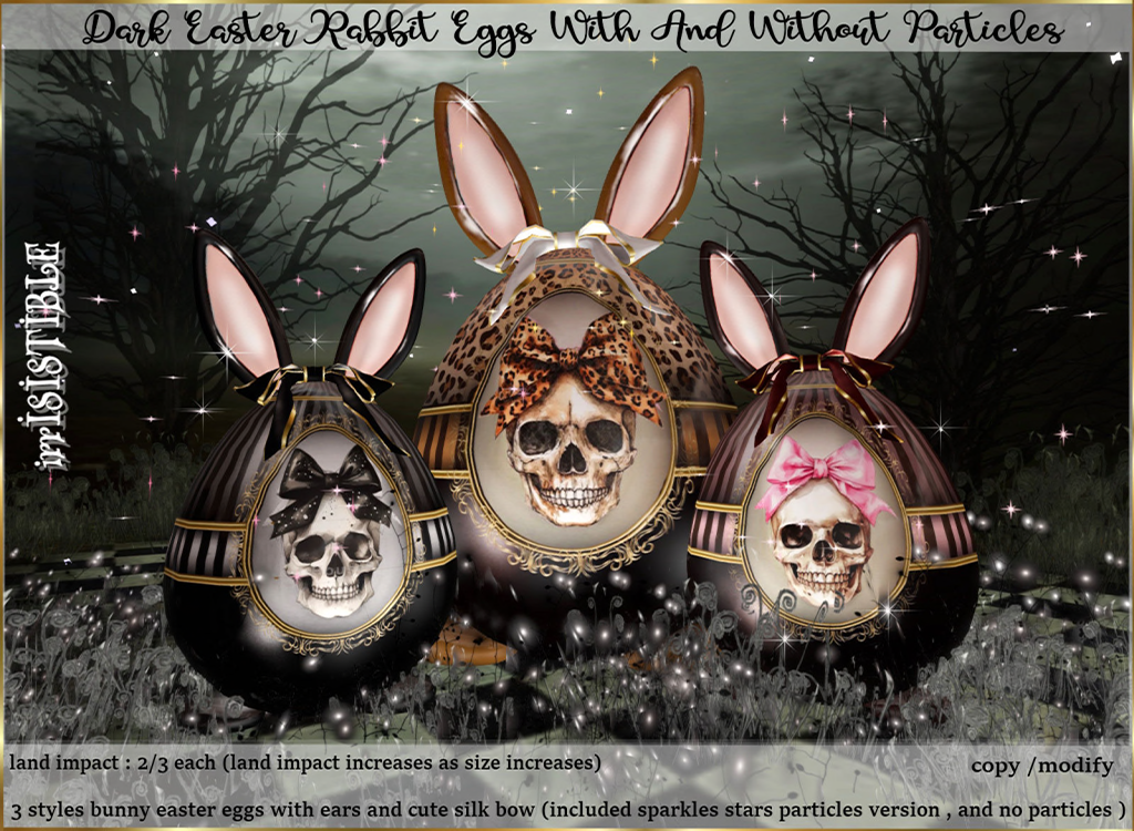 IrrISIStible – Dark Easter Rabbit Eggs