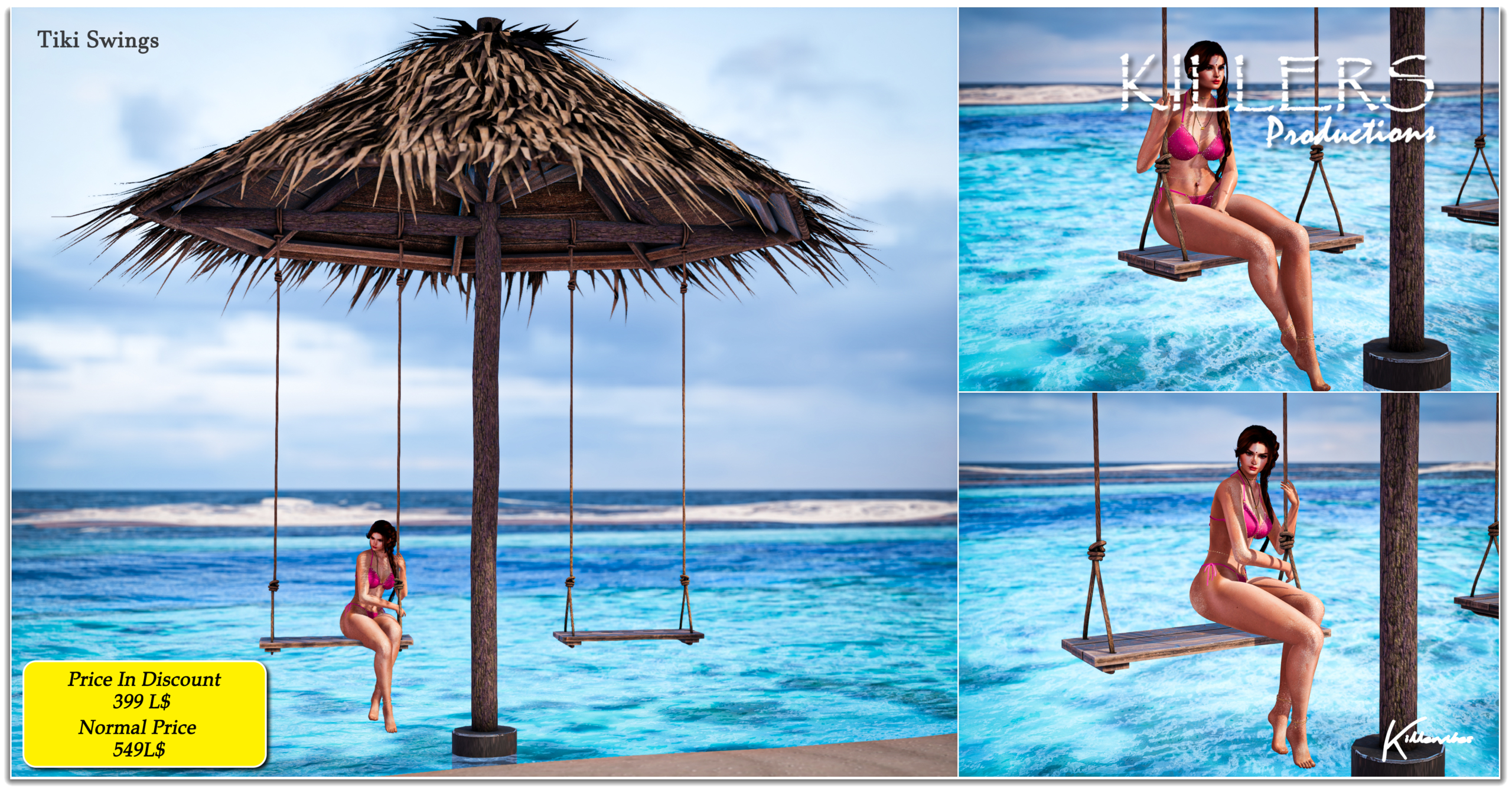 Killer’s Productions – Tiki Swings & Tiki Colony Gazebo