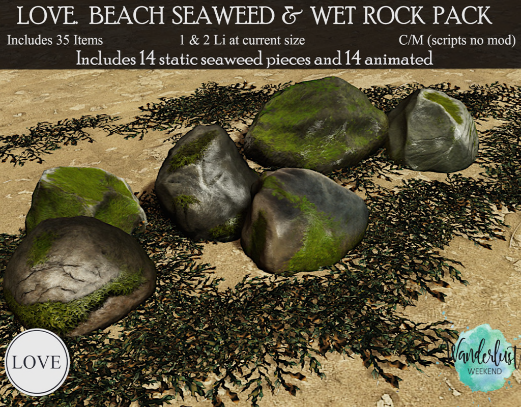 LOVE – Beach Seaweed & Wet Rock Pack