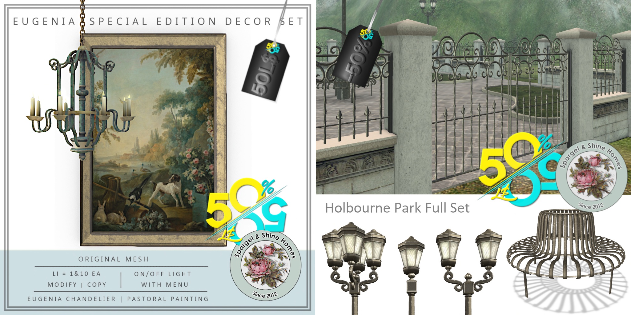 Spargel & Shine – Eugenia Decor & Holbourne Park Sets