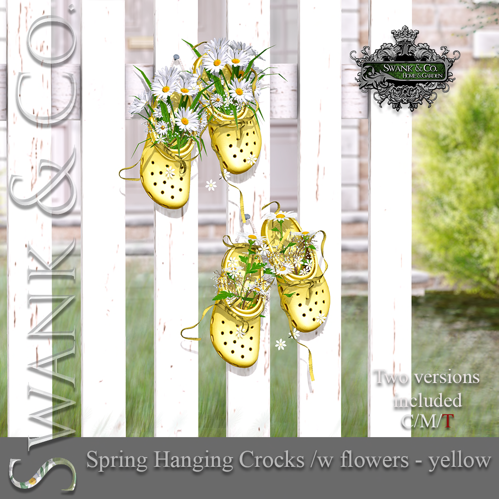 SWANK & Co. – Spring Hanging Crocks & Spring Planter Mailbox -20% Off