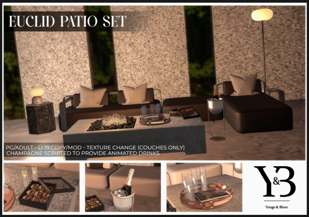 Yonge & Bloor – Euclid Patio Set