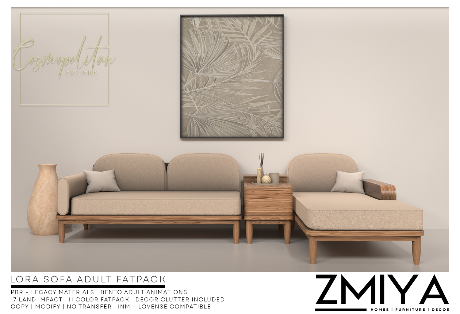 Zmiya – Lora Sofa Set