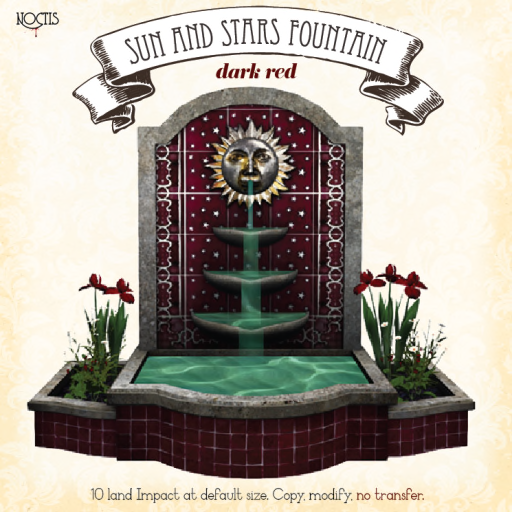 Noctis – Sun and Stars Fountain